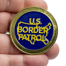 Load image into Gallery viewer, BL5-011 Border Patrol Challenge Coin BPA Patrol Agent Honor First CBP