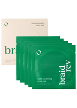 Load image into Gallery viewer, Bephor Braid Rev Scalp Cleansing Toner Pad Pouch 6 mL(2 Pads) 5 EA / 1 PACK