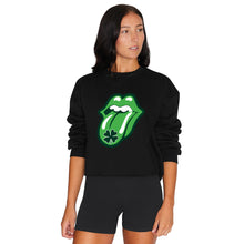 Load image into Gallery viewer, Shamrock Lips Black Crewneck
