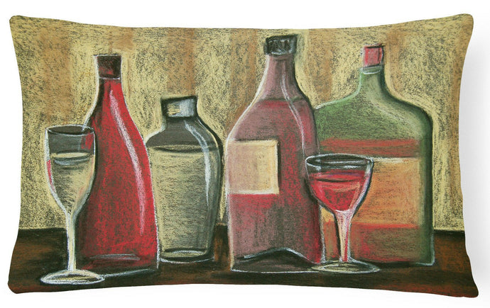 Wine by Tiffany Budd Fabric Decorative Pillow BTBU0168PW1216