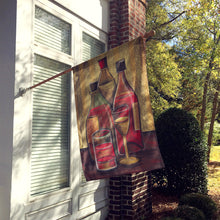 Load image into Gallery viewer, Bottles and Glasses Wine Flag Canvas House Size BTBU0169CHF