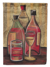 Load image into Gallery viewer, Bottles and Glasses Wine Flag Canvas House Size BTBU0169CHF