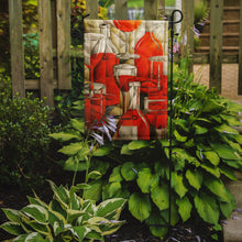 Load image into Gallery viewer, Red Wine Bottles and Glasses Garden Flag – Decorative Outdoor Yard Flag BTBU0174GF