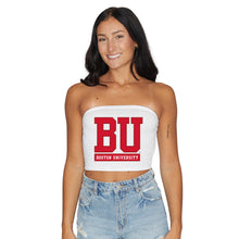 Load image into Gallery viewer, Boston University White Tube Top
