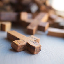 Load image into Gallery viewer, Handmade Wooden Pocket Crosses
