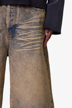 Load image into Gallery viewer, Baggy Dust Stone Denim Shorts - Vintage Blue