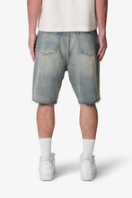 Load image into Gallery viewer, Baggy Ripped Denim Shorts - Vintage Blue