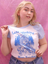 Load image into Gallery viewer, "Less Working, More Reading" Screen-Printed Shirts &amp; Crewnecks