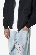 Load image into Gallery viewer, Basic Zip Up Hoodie - Black