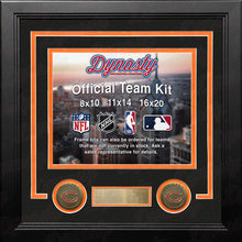 Load image into Gallery viewer, Chicago Bears Custom NFL Football 11x14 Picture Frame Kit (Multiple Colors)