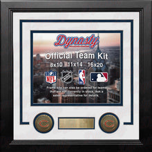 Load image into Gallery viewer, Chicago Bears Custom NFL Football 16x20 Picture Frame Kit (Multiple Colors)