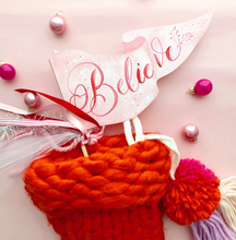 Load image into Gallery viewer, Believe Party Pennant