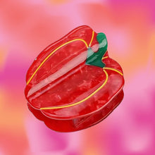 Load image into Gallery viewer, Red Bell Pepper Hair Claw