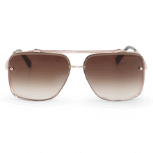 Load image into Gallery viewer, Bella Coffee - Tangle Free Aviator Sunglasses