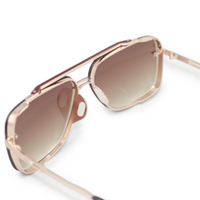 Load image into Gallery viewer, Smaller Bella Coffee - Tangle Free Aviator Sunglasses