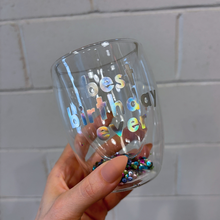 Load image into Gallery viewer, Best Birthday Ever Confetti Cup! Double-Wall Stemless Party Glass With Sequins Inside