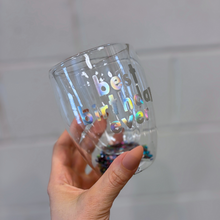 Load image into Gallery viewer, Best Birthday Ever Confetti Cup! Double-Wall Stemless Party Glass With Sequins Inside