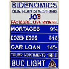 Load image into Gallery viewer, EL10-003 Hunter Biden Joe Biden Bidenomics Challenge Coin MAGA Trump 2024 gift