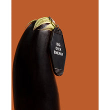 Load image into Gallery viewer, Big Dick Energy Motel Style Keychain in Black