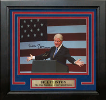 Load image into Gallery viewer, Bill Clinton 42nd President of the United States Autographed 8" x 10" Framed Photo