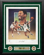 Load image into Gallery viewer, Bill Russell Boston Celtics Autographed 18x24 Framed Christopher Paluso Basketball Lithograph Photo