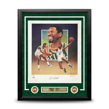 Load image into Gallery viewer, Bill Russell Boston Celtics Autographed 18x24 Framed Christopher Paluso Basketball Lithograph Photo