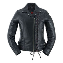Load image into Gallery viewer, Black Pearl Women's Fashion Leather Jacket