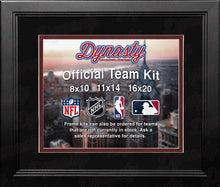 Load image into Gallery viewer, Washington Commanders Custom NFL Football 16x20 Picture Frame Kit (Multiple Colors)