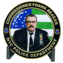 Load image into Gallery viewer, BL2-003A Blue Bloods NYPD Commissioner Frank Reagan Police Officer Tom Selleck Challenge Coin