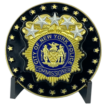 Load image into Gallery viewer, BL2-003A Blue Bloods NYPD Commissioner Frank Reagan Police Officer Tom Selleck Challenge Coin