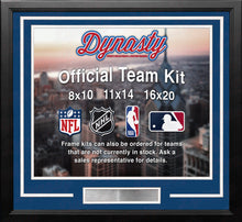 Load image into Gallery viewer, Los Angeles Rams Custom NFL Football 11x14 Picture Frame Kit (Multiple Colors)