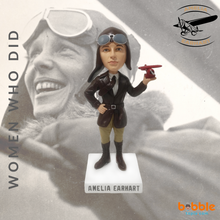 Load image into Gallery viewer, Amelia Earhart Bobblehead