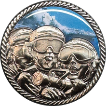 Load image into Gallery viewer, BL17-014 USS Bonhomme Richard Challenge Coin Navy Wasp-class amphibious Naval assault ship July 12 2020 Fire Fighter Version 2