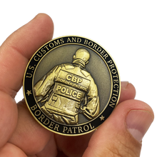 Load image into Gallery viewer, AA-010 Border Patrol Agent BPA Challenge Coin Tactical Body Armor Bullet Proof Vest CBP Operations