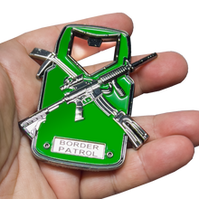 Load image into Gallery viewer, GL9-007 CBP Shield Honor First Challenge Coin Bottle Opener BPA Border Patrol Agent