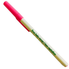 Load image into Gallery viewer, Boss Babe Except I Hate Capitalism Ballpoint Pen in Cream | Gen Z Aesthetic Blue Ink