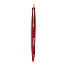 Load image into Gallery viewer, Boss Lady Pen in Cherry Red with Gold Accents