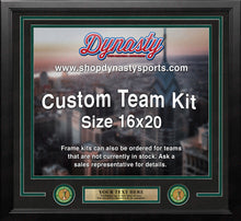 Load image into Gallery viewer, Boston Celtics 2024 NBA Champions Custom NBA Basketball 16x20 Picture Frame Kit (Multiple Colors)