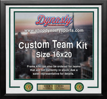 Load image into Gallery viewer, Boston Celtics 2024 NBA Champions Custom NBA Basketball 16x20 Picture Frame Kit (Multiple Colors)