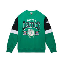 Load image into Gallery viewer, Boston Celtics Mitchell &amp; Ness NBA All Over Crew 3.0 Sweatshirt