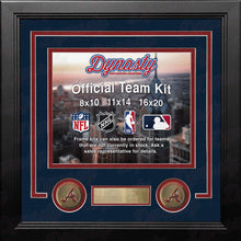 Load image into Gallery viewer, Atlanta Braves Custom MLB Baseball 16x20 Picture Frame Kit (Multiple Colors)