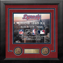 Load image into Gallery viewer, Atlanta Braves Custom MLB Baseball 16x20 Picture Frame Kit (Multiple Colors)