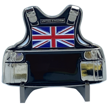 Load image into Gallery viewer, DL10-12 UK British Thin Blue Line England Great Britain London Police Challenge Coin hat British Bobby Helmet