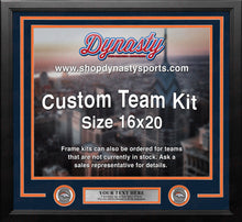 Load image into Gallery viewer, Denver Broncos Custom NFL Football 16x20 Picture Frame Kit (Multiple Colors)