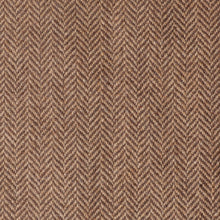 Load image into Gallery viewer, Chevron Wool Throw Pillow With Leather Trim