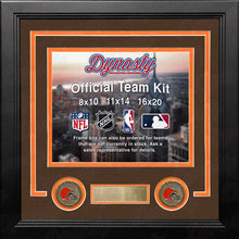 Load image into Gallery viewer, Cleveland Browns Custom NFL Football 8x10 Picture Frame Kit (Multiple Colors)