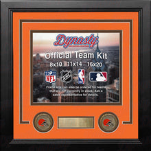 Load image into Gallery viewer, Cleveland Browns Custom NFL Football 16x20 Picture Frame Kit (Multiple Colors)