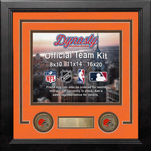 Load image into Gallery viewer, Cleveland Browns Custom NFL Football 8x10 Picture Frame Kit (Multiple Colors)