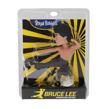 Load image into Gallery viewer, Bruce Lee 'Computer Sitter' Bobblehead