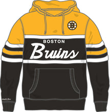 Load image into Gallery viewer, Boston Bruins Mitchell &amp; Ness Head Coach Hoodie